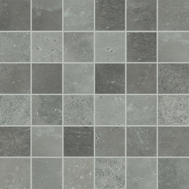 Maps Graphite Mosaico 3d_5X5-30X30 Naturale 747473 | Florim