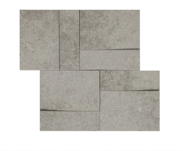 La Roche La Roche Grey Modulo Muretto 3d Inclinato-30X30 Naturale-Anticata 742242 | Florim