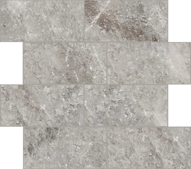 Rock Salt Celtic Grey Modulo Muretto Sfalsato_7,5X15-30X30 Lucida 766761 | Florim