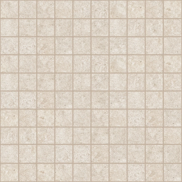 Elemental Stone White Sandstone Mosaico_3X3-30X30 Lucida 767029 | Florim