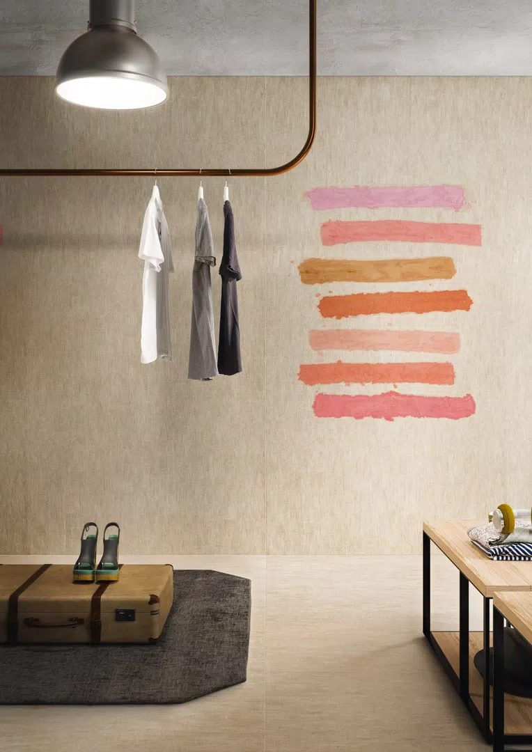 Porcelain stoneware floors and walls from the Euridice collection by Giorgio Griffa