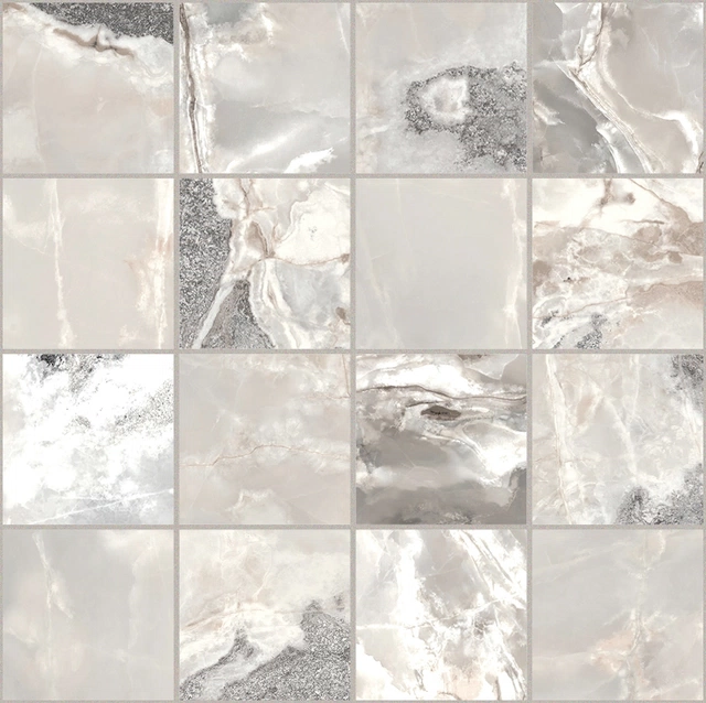 Onyx&More Silver Blend Mosaico_7,5X7,5-30X30 Satin 767699 | Florim