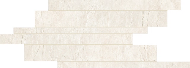 Ardoise Blanc Modulo Listello Sfalsato-21X40 Matte 739362 | Florim