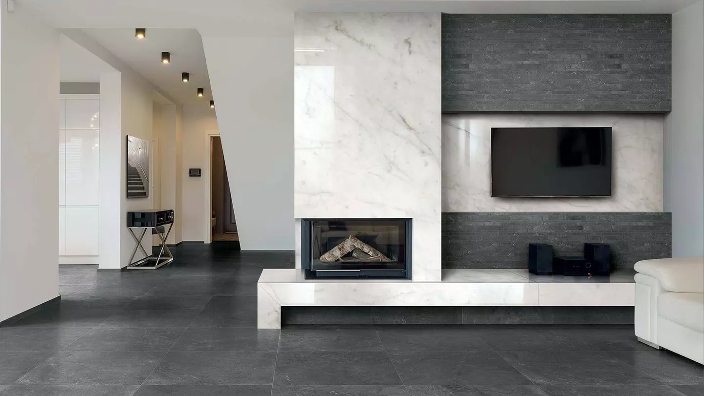Porcelain stoneware floors, facades, cladding and walls - a combination of design and functionality