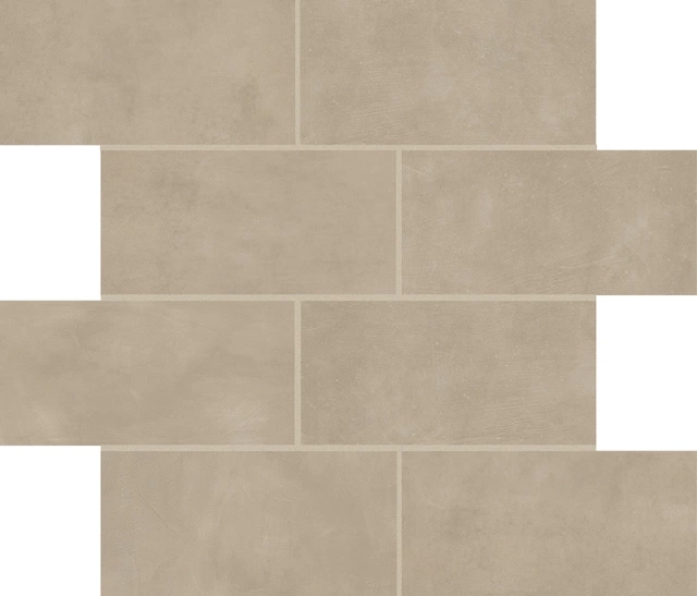 Industrial Taupe Modulo Muretto Sfalsato_7,5X15-30X30 Naturale 747733 | Florim