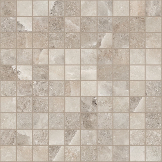 Rock Salt Danish Smoke Mosaico_3X3-30X30 Lucida 766730 | Florim