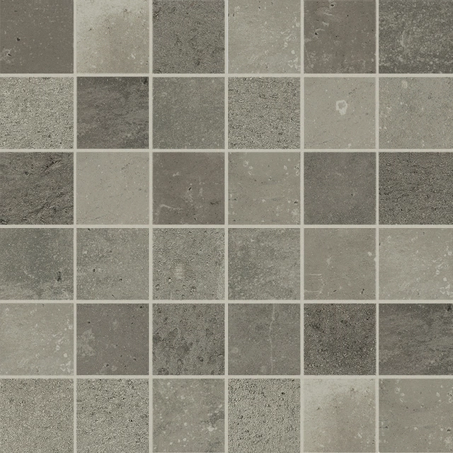 Maps Dark Grey Mosaico 3d_5X5-30X30 Naturale 747472 | Florim