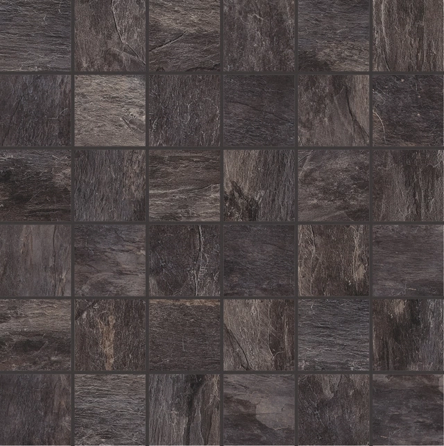 Ardoise Noir Mosaico_5X5-30X30 Grip 739361 | Florim