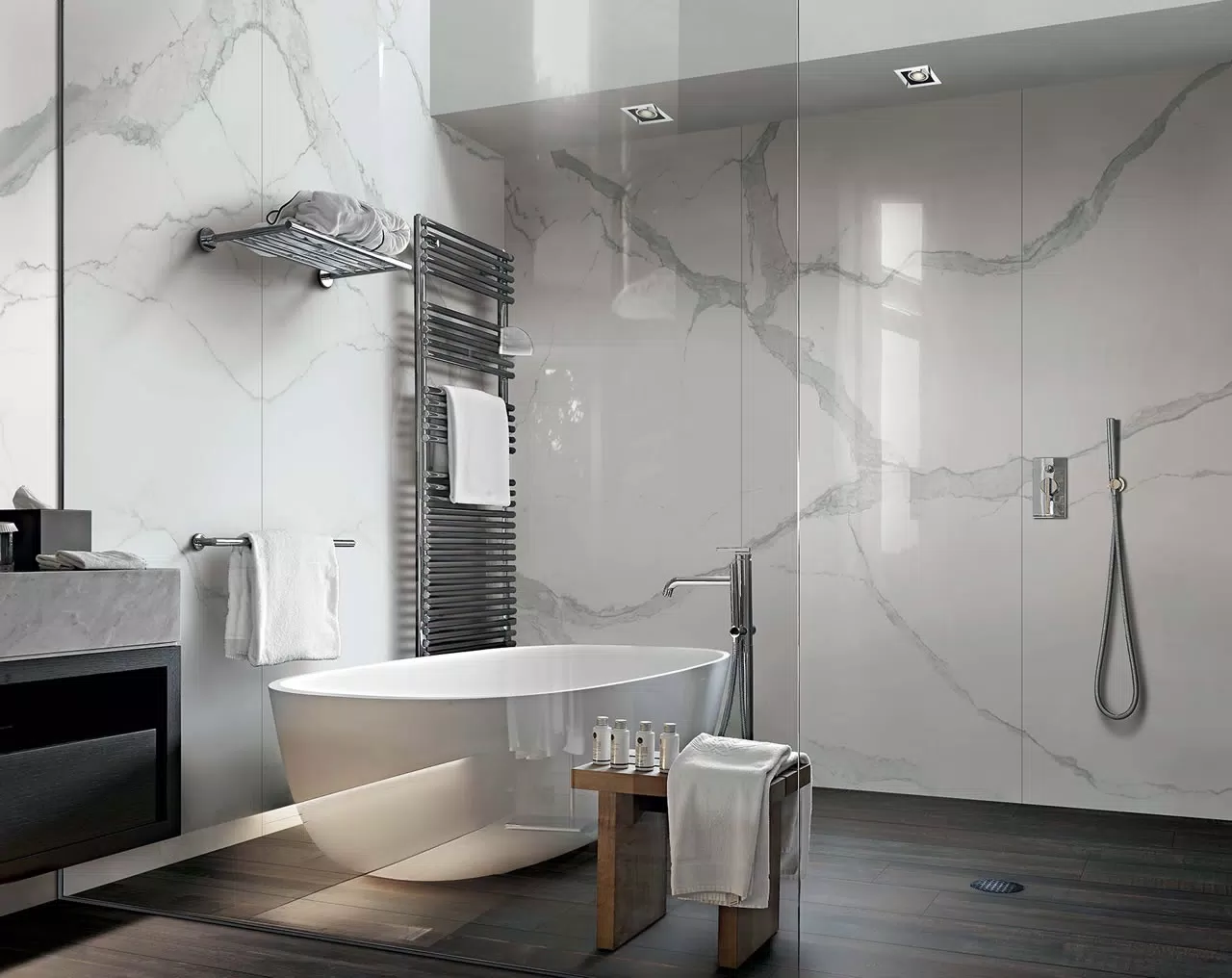 Marble inspiration with continual vein 